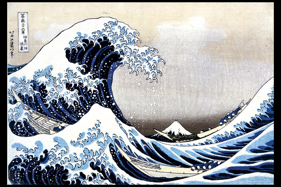 hokusai great wave at kanagawa