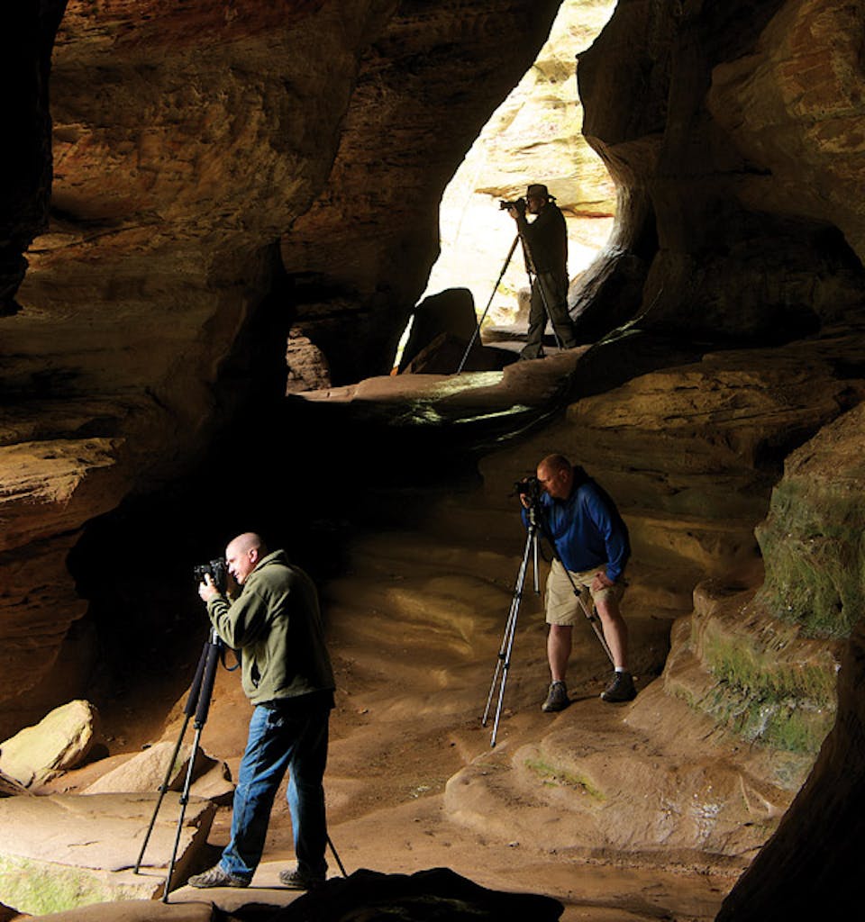 cave Hocking Hills shoot the hills competition