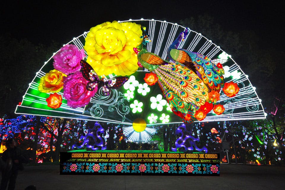Holiday lights Columbus Chinese Lantern Fest