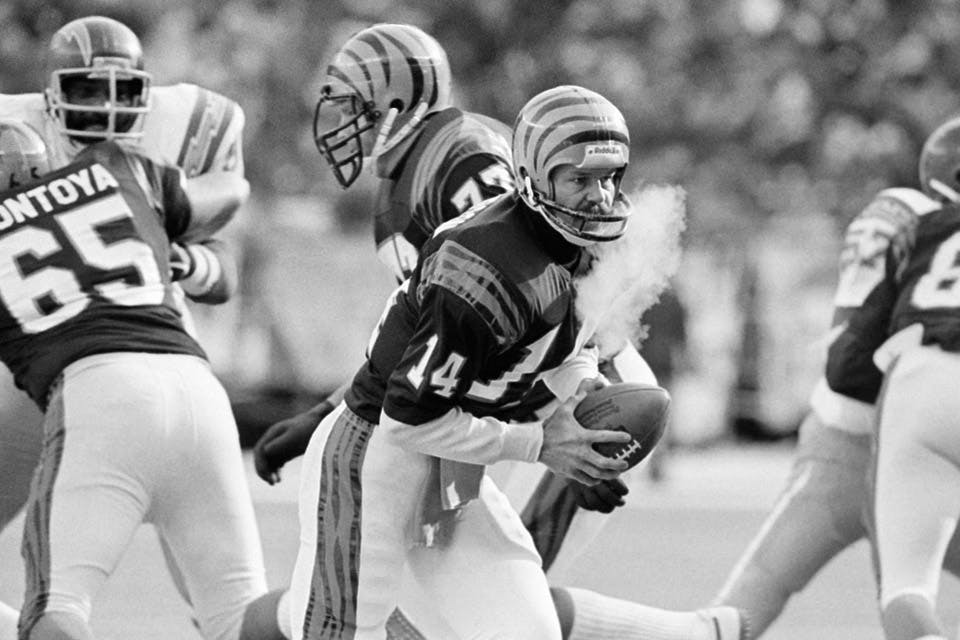 Bengals versus Chargers 1982 Freezer bowl