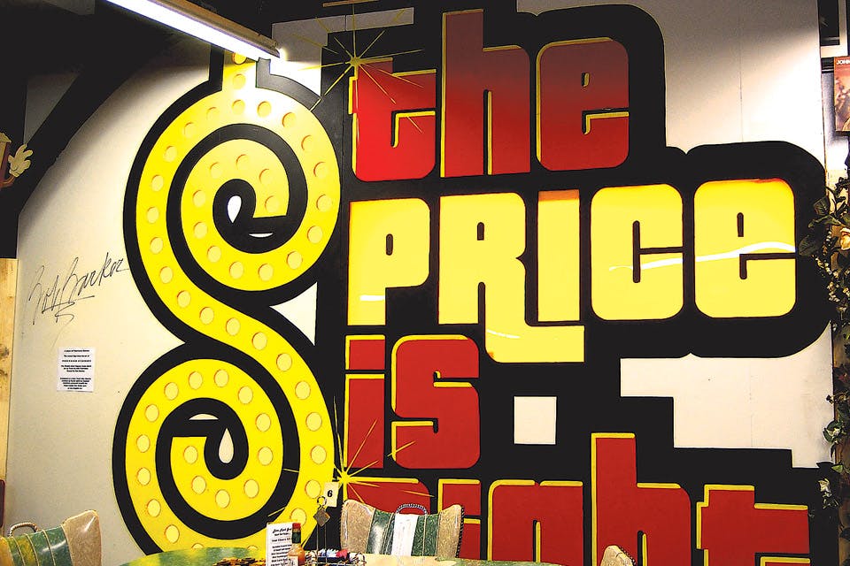 "The Price is Right" Sign