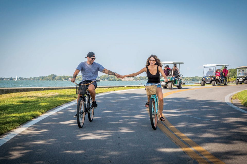 Bicycles on South Bass Island Bicycles on South Bass Island
