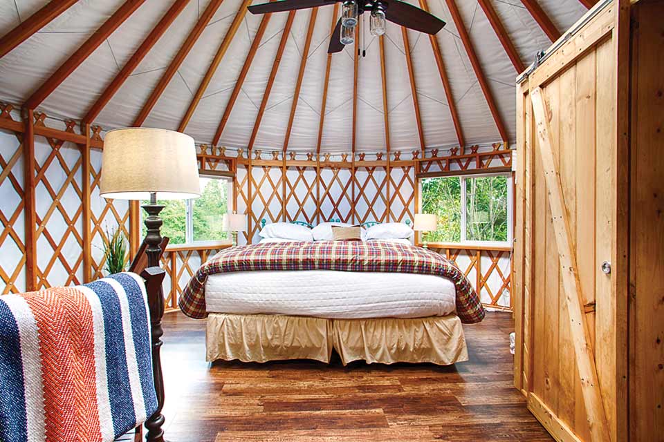 hocking hills yurt