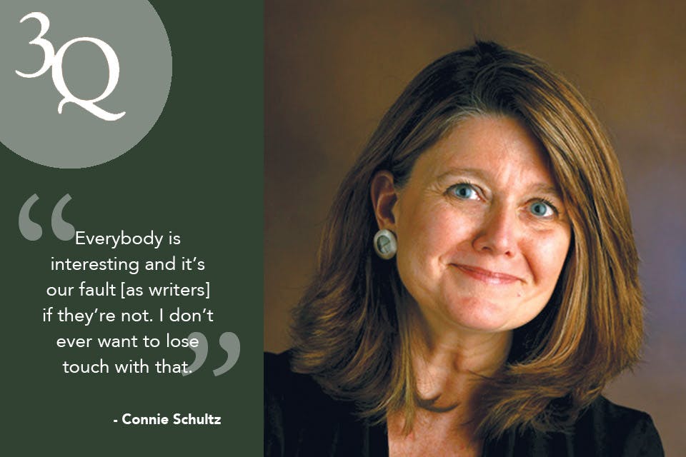 Three questions with Connie Schultz