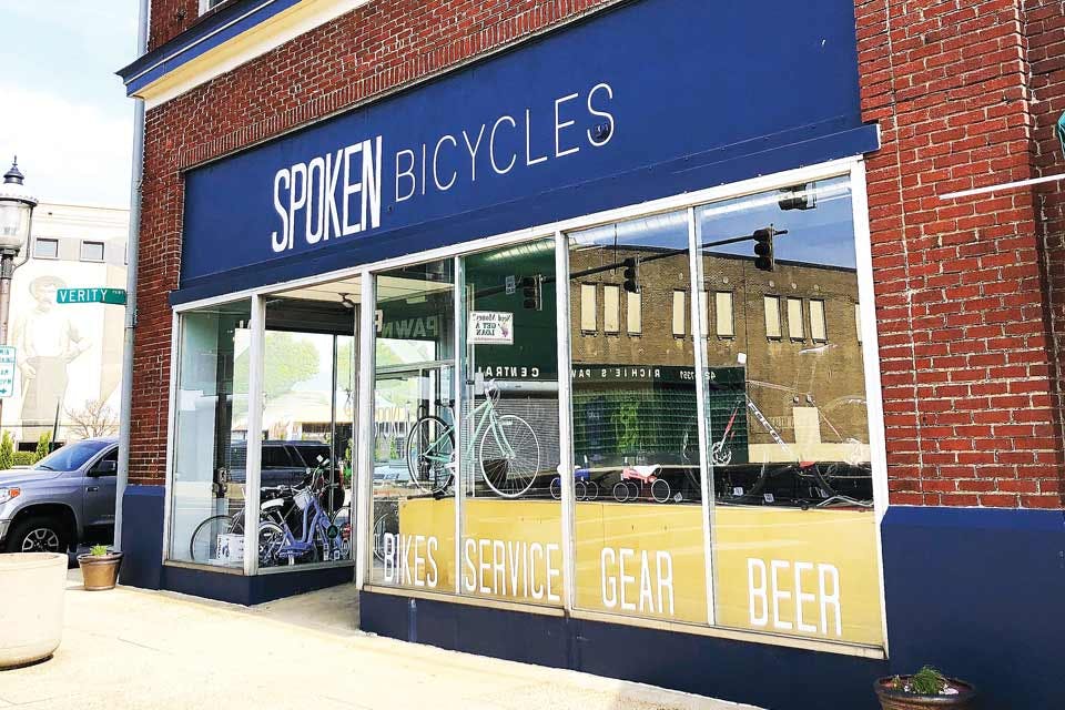 Spoken Bicycles storefront