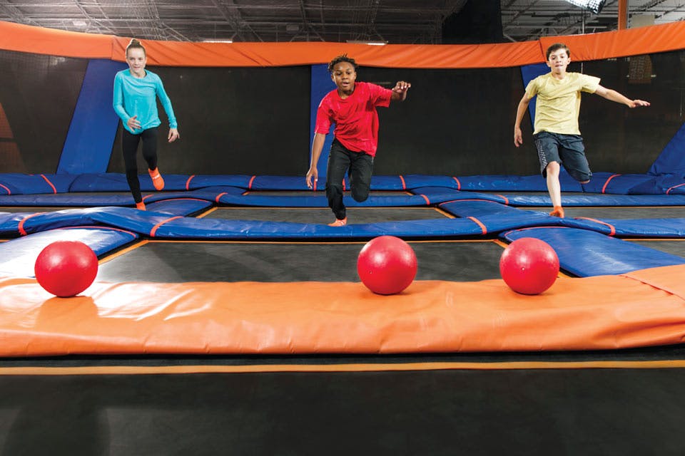 Sky Zone dodgeball