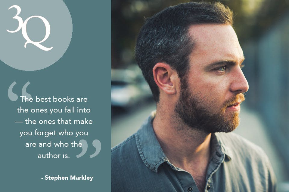 three questions with stephen markley