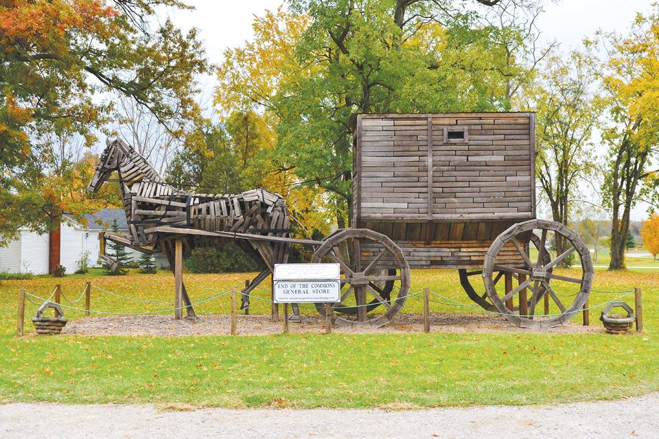 Wooden-Horse-and-Buggy-End-of-Commons-General-Store Wooden-Horse-and-Buggy-End-of-Commons-General-Store