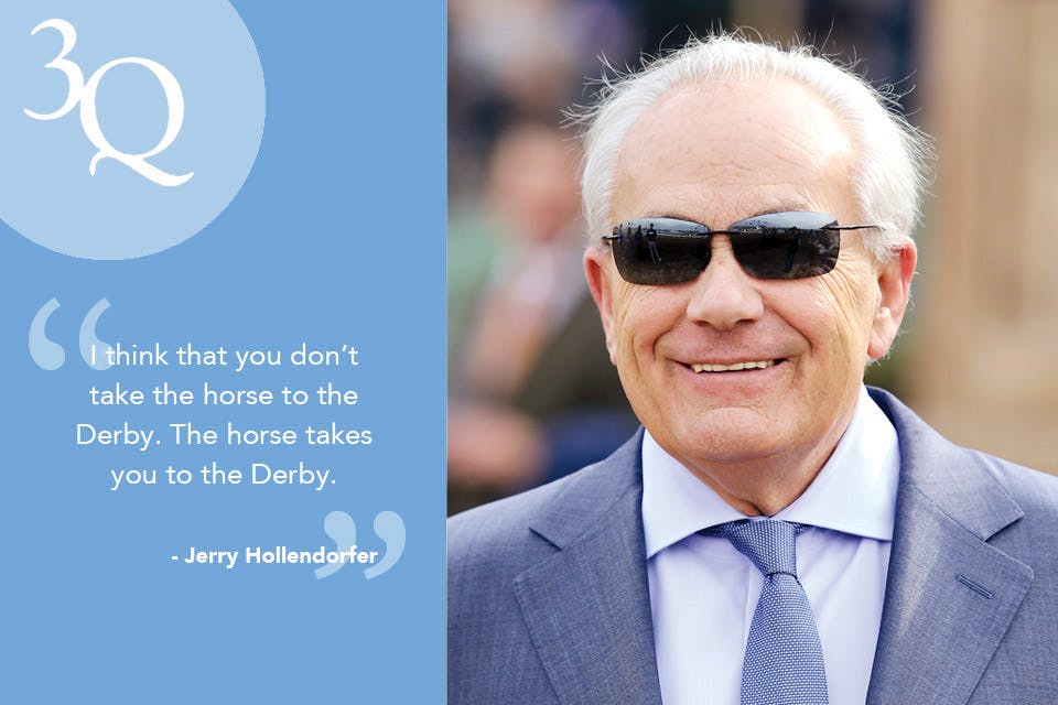 three questions with Jerry Hollendorfer