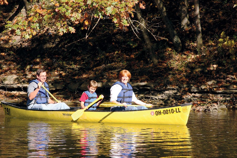 Canoeing at Mohican