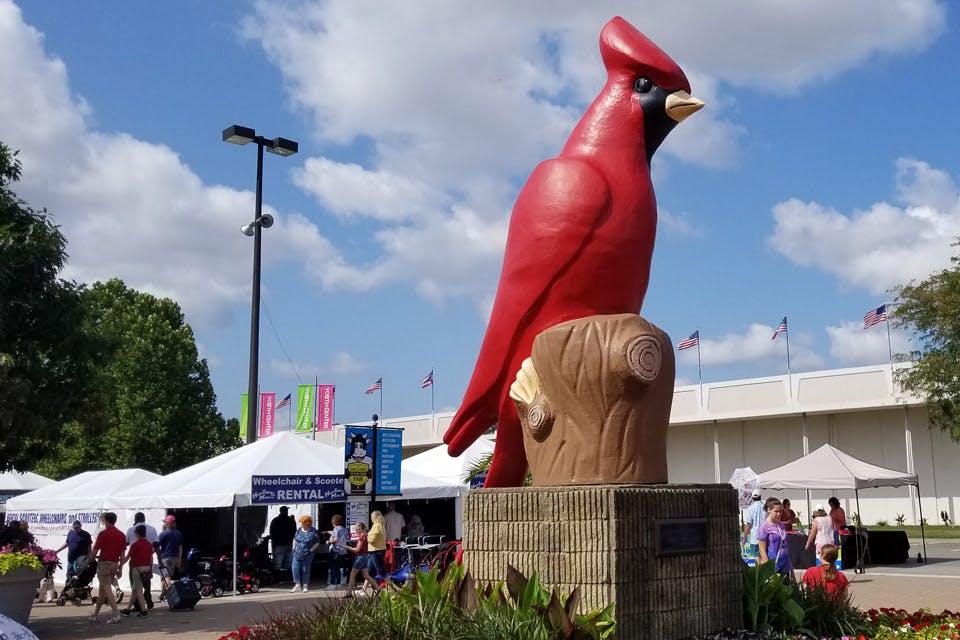 Ohio State Fair Cardinal Gate (photo by Jim Vickers)