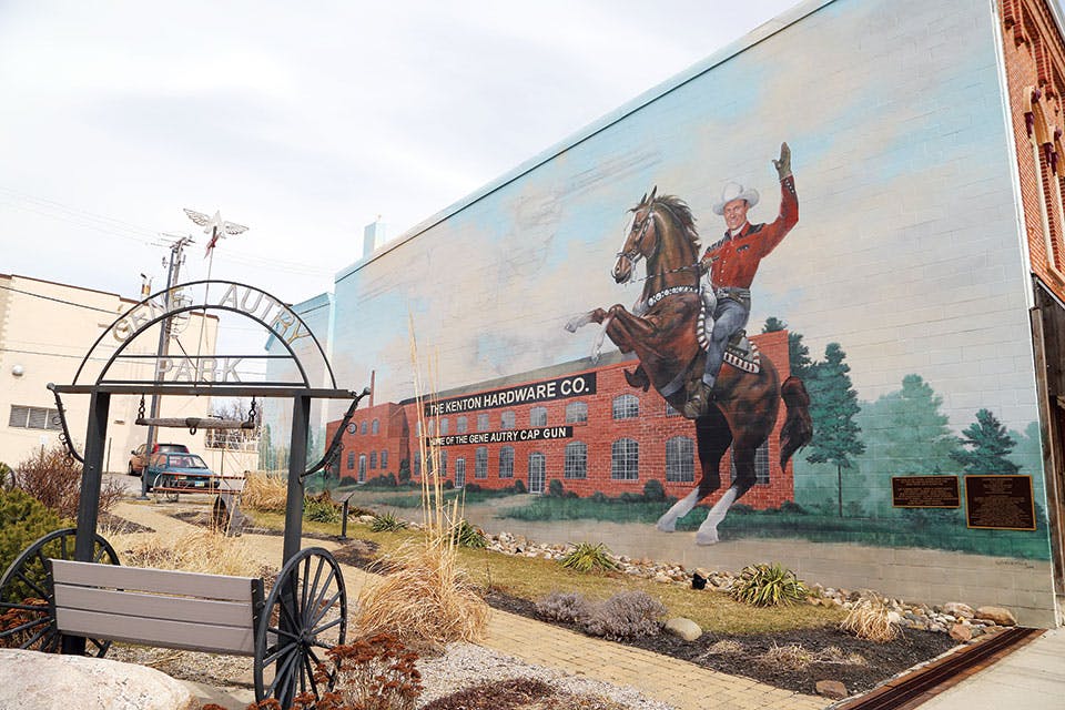 Gene Autry Mural in Kenton Gene Autry Mural in Kenton