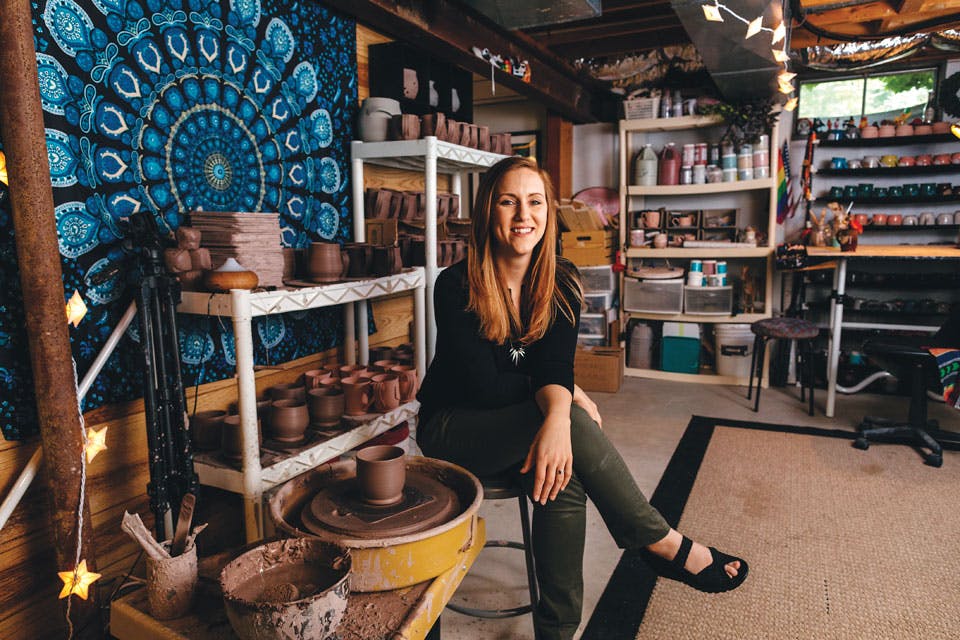 Ice + Dust Pottery's Halley Immelt