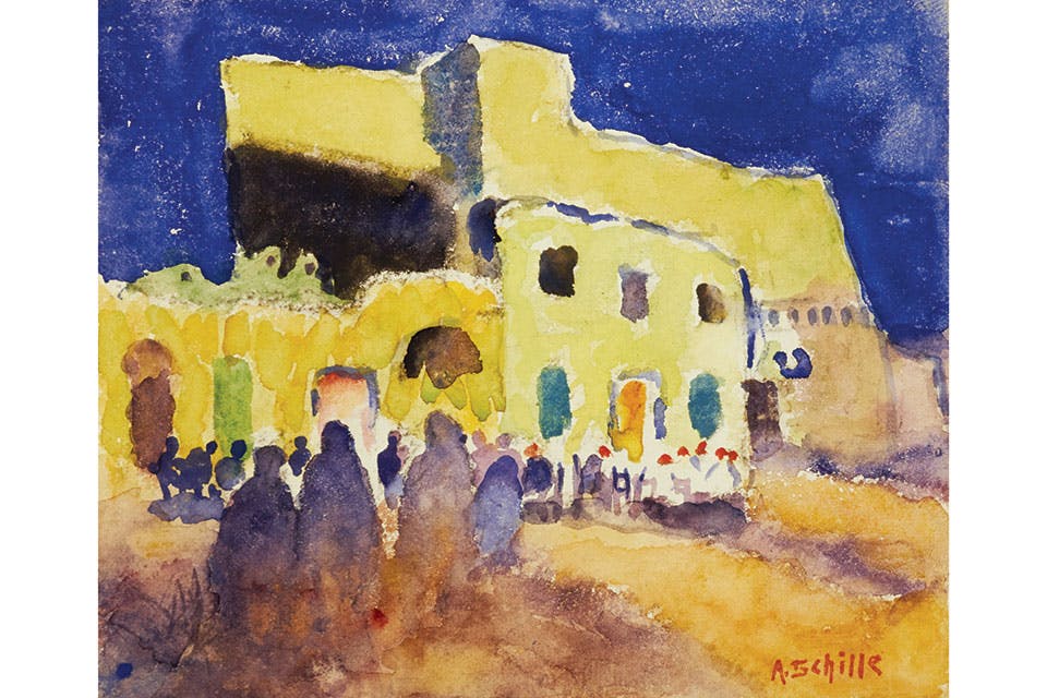 Alice Schille's "Gathering, North Africa" Alice Schille's "Gathering, North Africa"