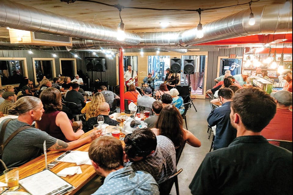 Live music at Lockport Brewery (photo courtesy of Lockport Brewery) Lockport-brewing_Concert