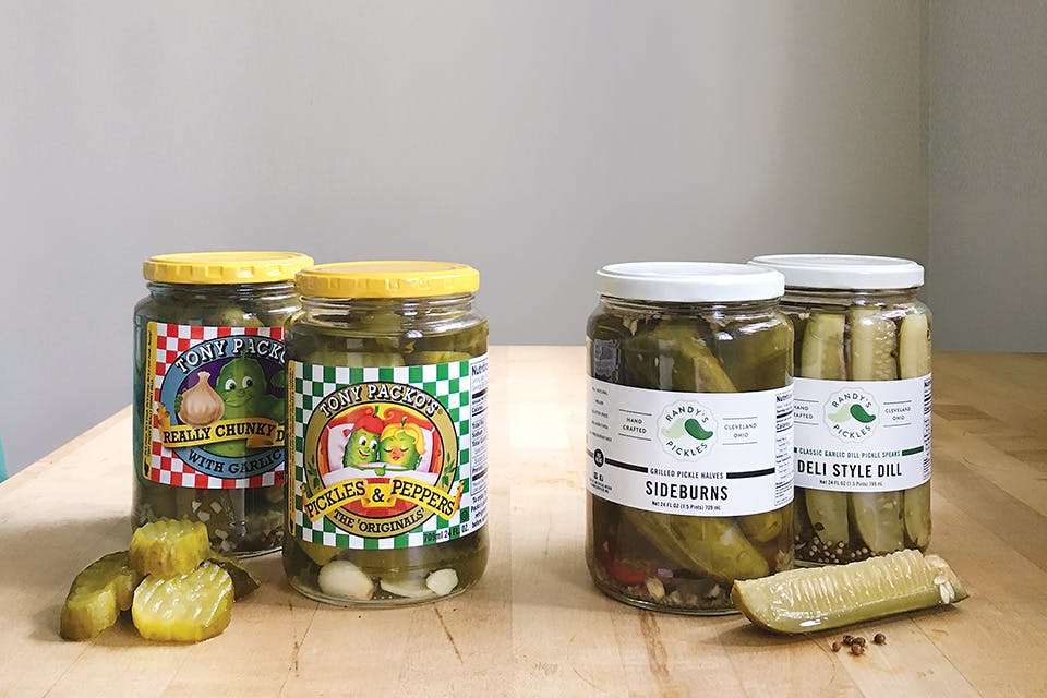 Tony Packo's pickles and Randy's Pickles Tony Packo's Pickles and Randy's Pickles