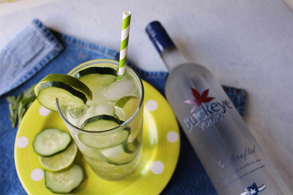 Buckeye Vodka’s 3 C’s Cooler (Charlie’s Cucumber Cooler)