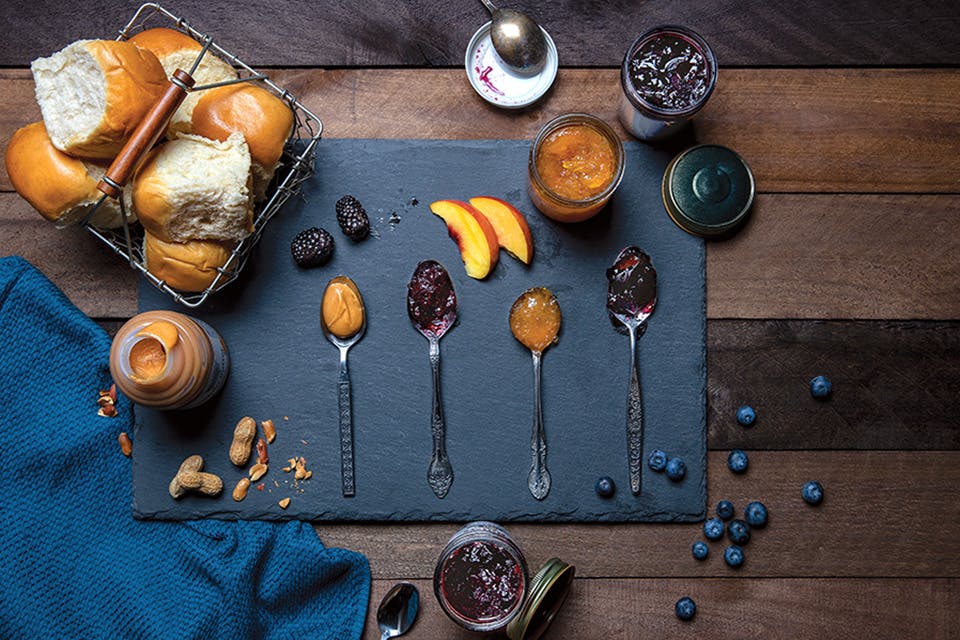 Amish jams and spreads (photo by Karin McKenna)
