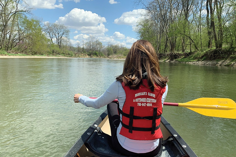 Paddling on the Little Miami River