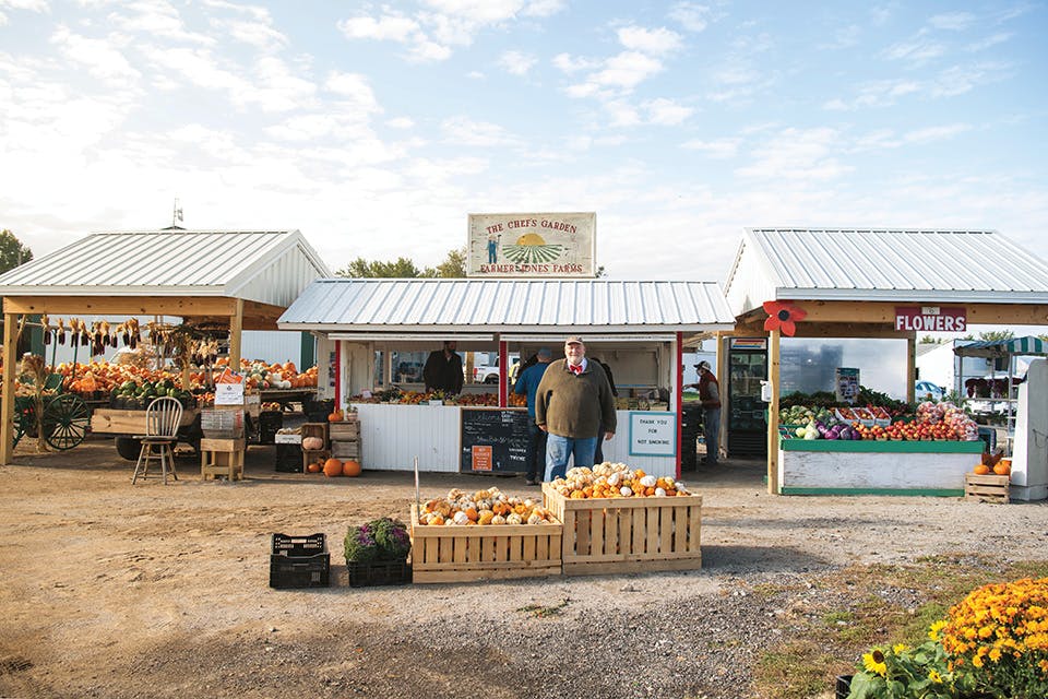 Chef's Garden Farm Market in the Fall