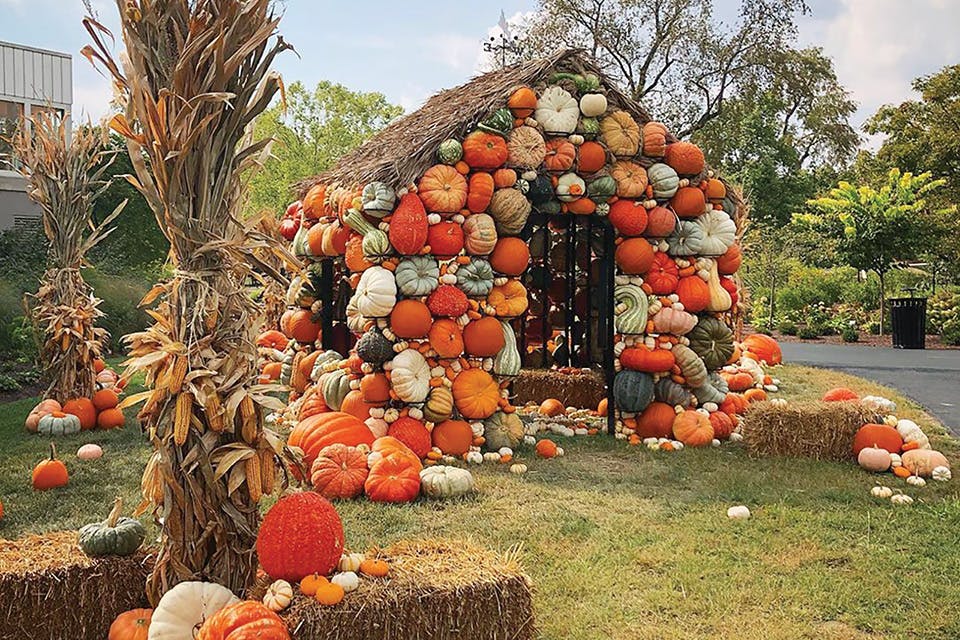 Franklin Park Conservatory and Botanical Gardens pumpkin hut