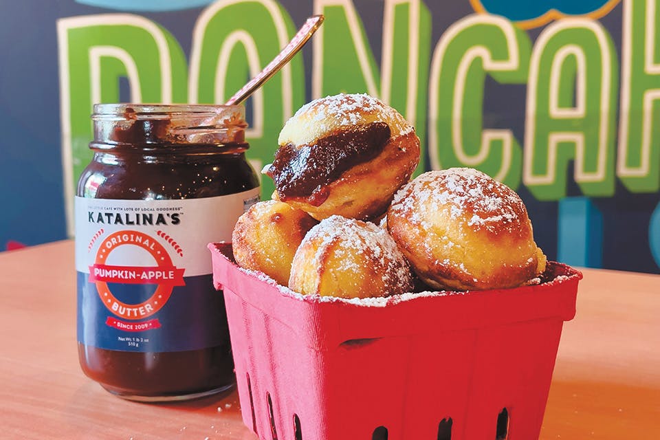 Katalina's pumpkin apple butter pancake balls Katalina's pumpkin apple butter pancake balls
