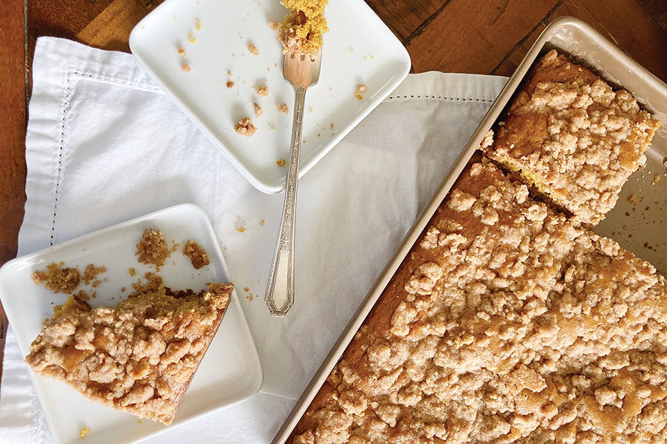 Pumpkin coffee cake