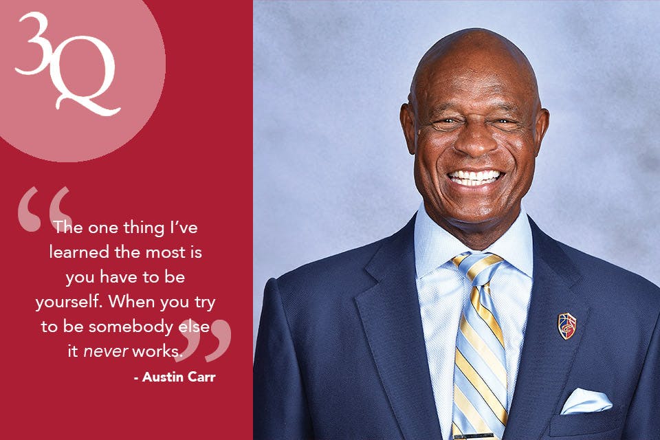 three questions with Austin Carr