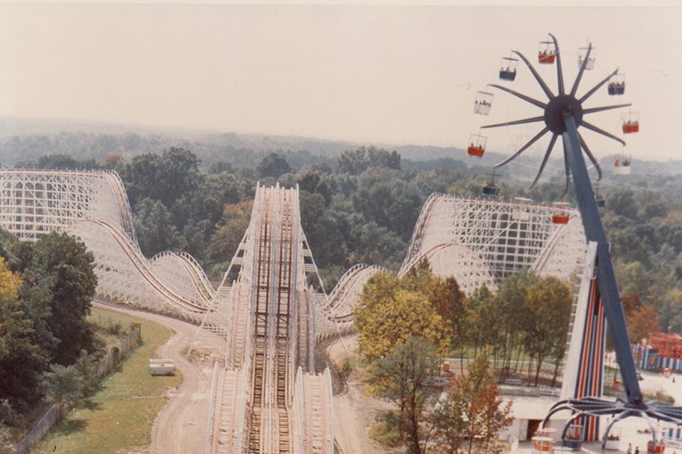 The Racer at King's Island in the 1970s