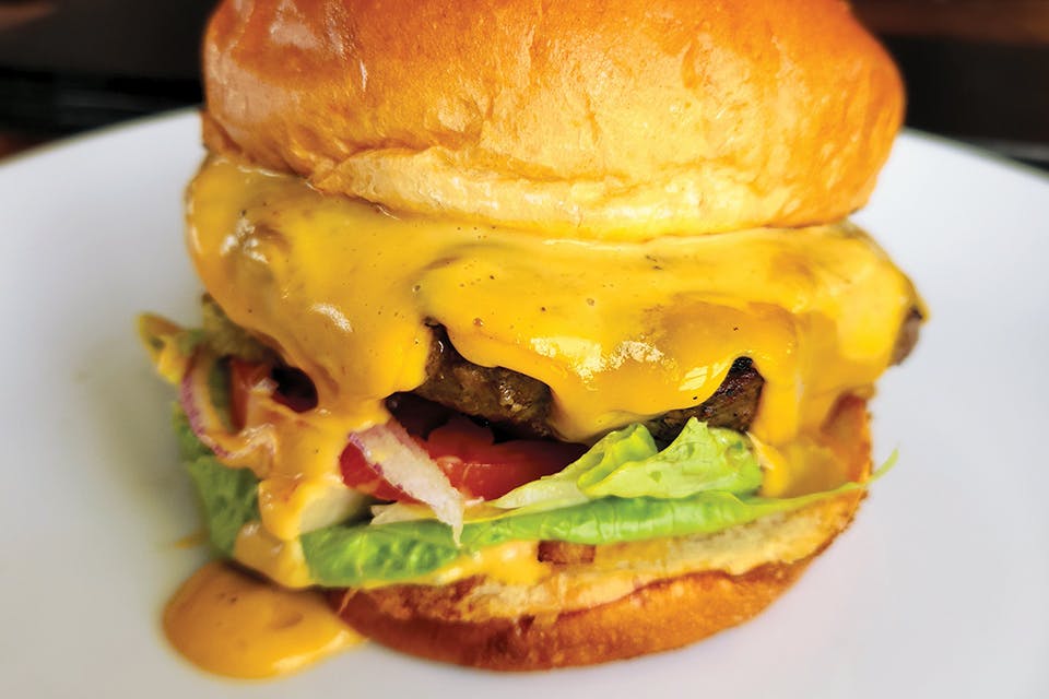 Cheeseburger at Craft Bistro & Lounge in New Philadelphia (photo courtesy of Craft Bistro & Lounge)