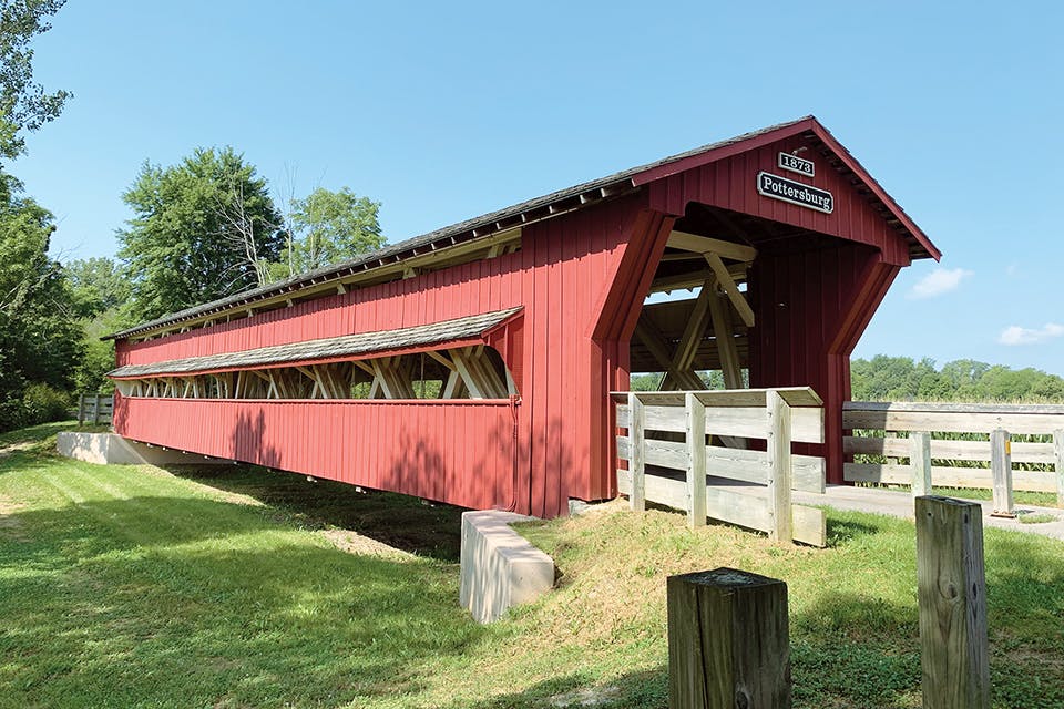 Historic Pottersburg Bridge in Union County (photo courtesy of Union County Convention & Visitors Bureau)