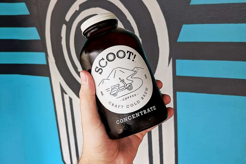 Cleveland’s Scoot! Coffee craft cold brew concentrate (photo courtesy of Scoot! Coffee)