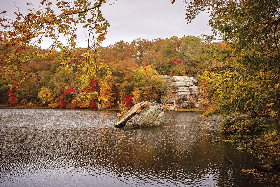 Scenic view of Lake Vesuvius in the Wayne National Forest (photo by Michael Frank)
