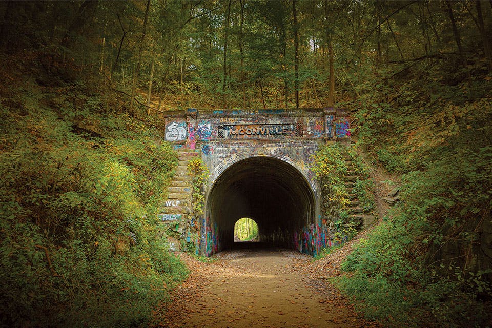 The Moonville Tunnel in Vinton County (photo by Laura Watilo Blake)