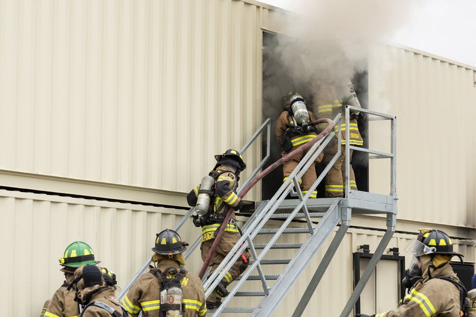 A fire training unit at the Pickaway Ross Career & Technology Center (photo courtesy of Pickaway Ross Career & Technology Center)