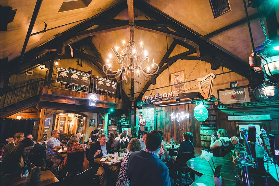 Bar patrons at Dublin Pub in Dayton (photo by Sarah Babcock Studio, courtesy of Dublin Pub)
