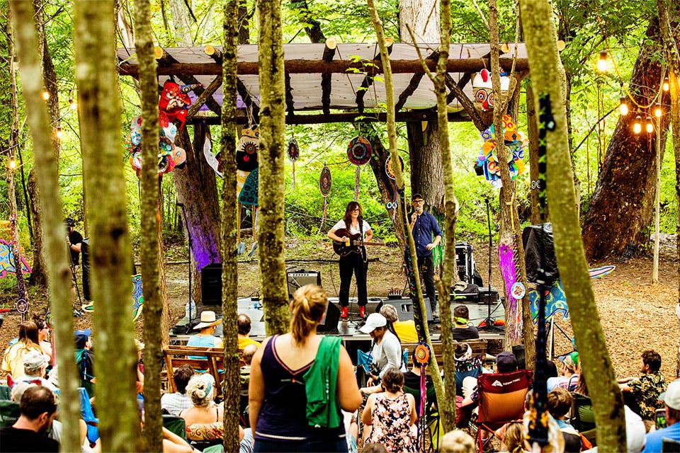 Nelsonville Music Festival Creekside Stage (photo courtesy of Nelsonville Music Festival)