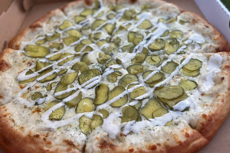 Pickle Pizza (photo courtesy of Ohio State Fair)