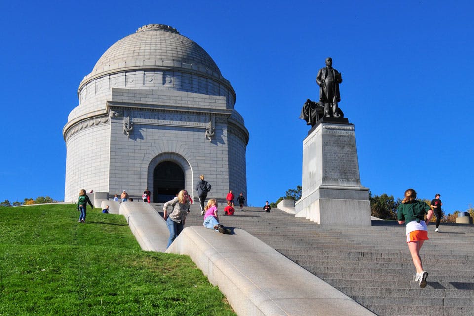 The McKinley National Memorial in Canton (photo by Ohio Images)