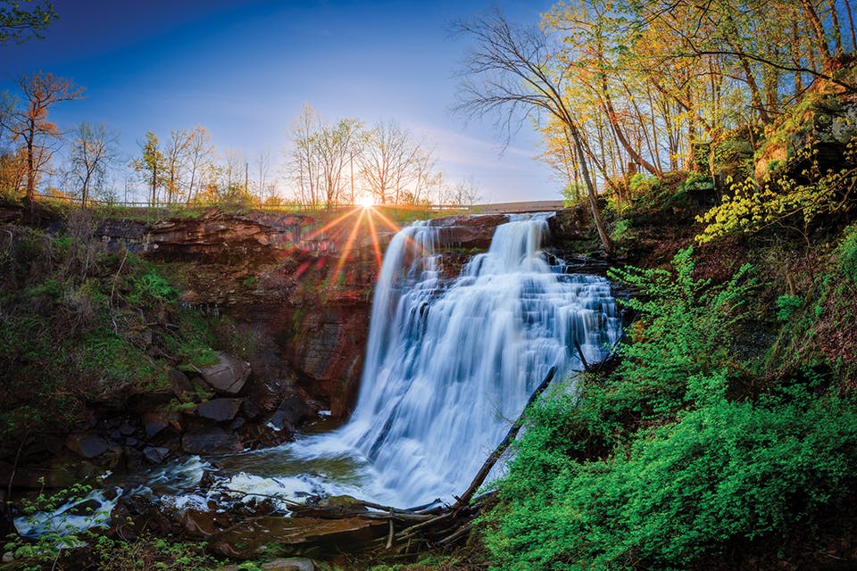 Brandywine Falls at Cuyahoga Valley National Park (photo by Gabe Leidy)