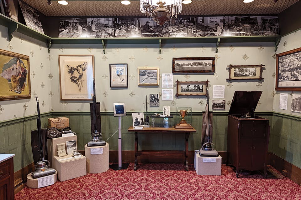 Interior of Hoover Historical Center in North Canton (photo courtesy of Hoover Historical Center)