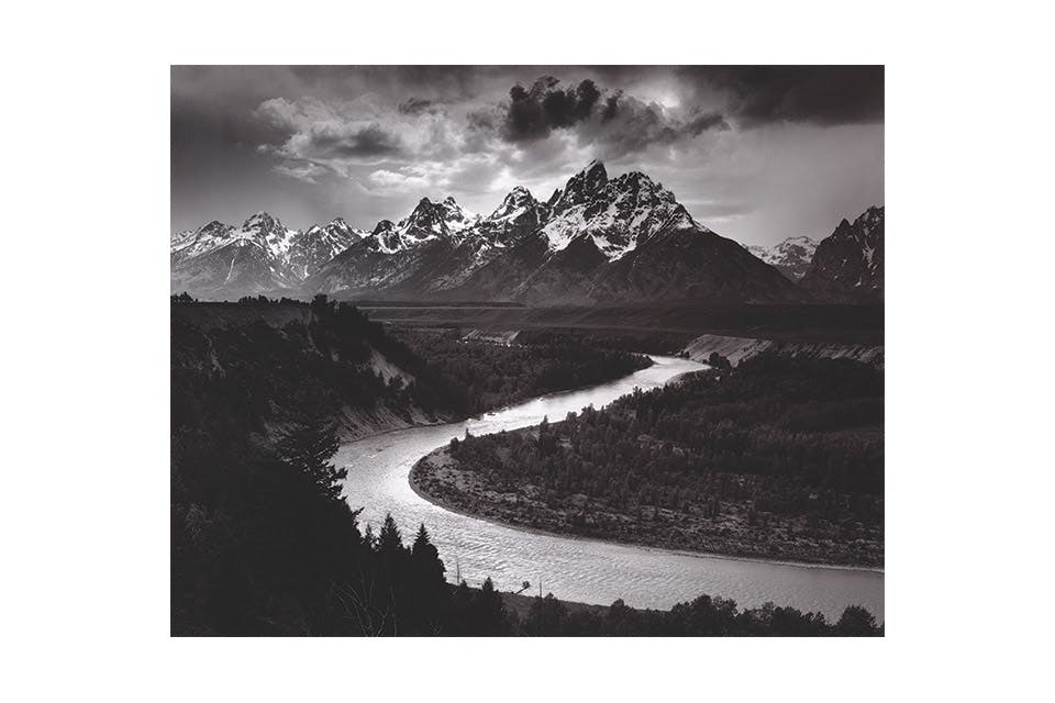 Ansel Adams The Tetons and the Snake River Grand Teton National Park