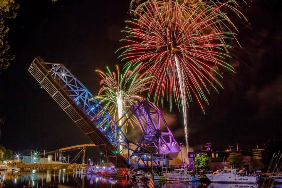 Wine and Walleye Festival Fireworks (courtesy of Wine and Walleye Festival)