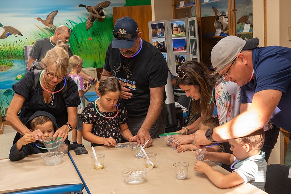 Super Star Party Craft (photo by Dick Kennelly, courtesy of Lake Metroparks)