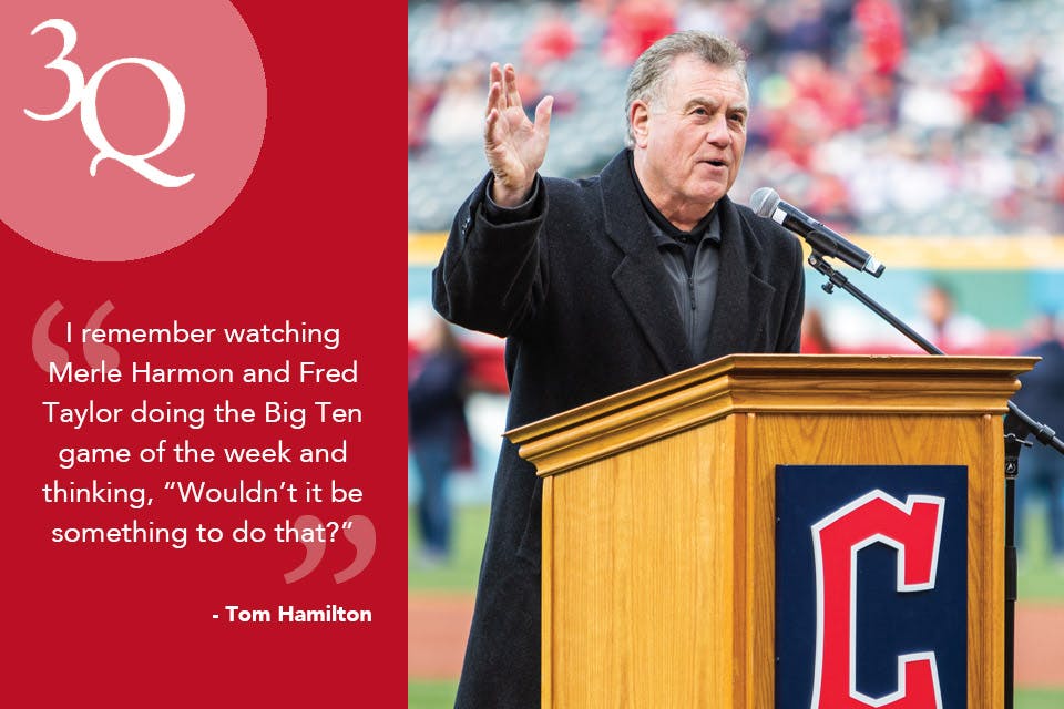 Tom Hamilton, radio voice of the Cleveland Guardians (photo courtesy of the Cleveland Guardians)