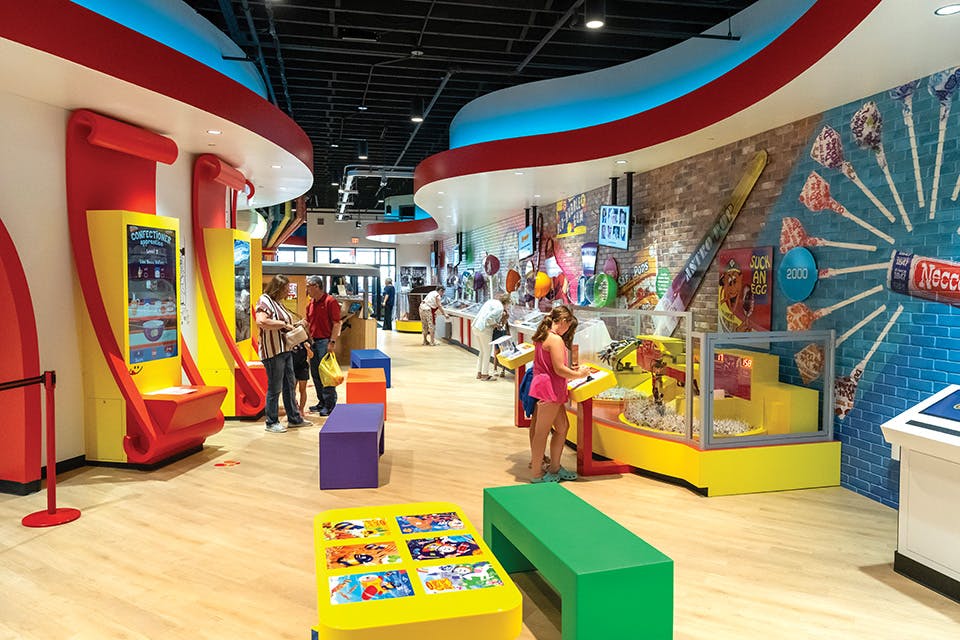 Interior of Spangler Candy World in Bryan (photo by Doug Hinebaugh)