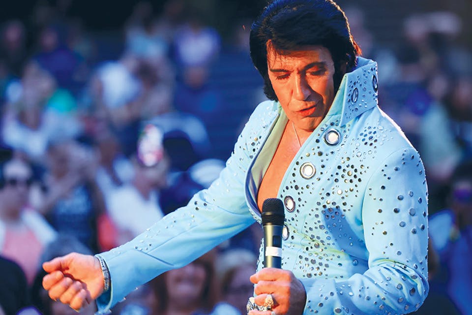 Jesse Garron’s tribute to Elvis (photo courtesy of Gervasi Vineyard Resort & Spa) Jesse Garron’s tribute to Elvis (photo courtesy of Gervasi Vineyard Resort & Spa)