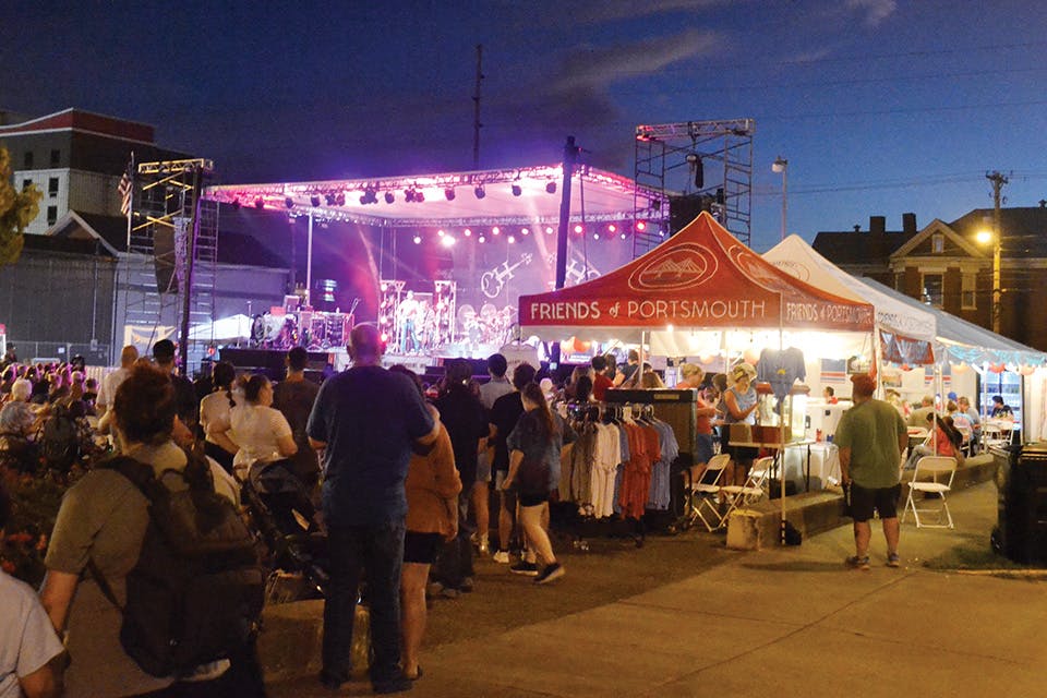 People walking around River Days festival in Portsmouth (photo courtesy of Portsmouth Scioto County Visitors Bureau) People walking around River Days festival in Portsmouth (photo courtesy of Portsmouth Scioto County Visitors Bureau)