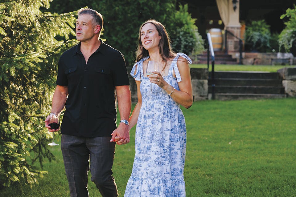 Couple walking at Gervasi Vineyard Resort & Spa (photo courtesy of Gervasi Vineyard Resort & Spa) Couple walking at Gervasi Vineyard Resort & Spa (photo courtesy of Gervasi Vineyard Resort & Spa)
