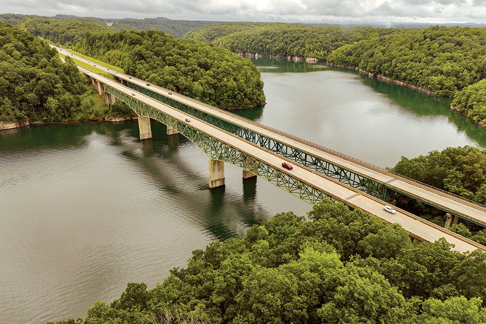 Bridge over Summersville Lake in West Virginia (photo courtesy of WV Tourism) Bridge over Summersville Lake in West Virginia (photo courtesy of WV Tourism)